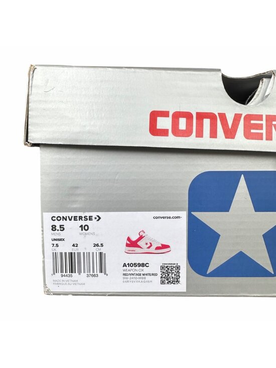 Converse Weapon Low Red White 8.5 Men Shoes Bird Magic Erving DS Sneaker A10598C main image 6